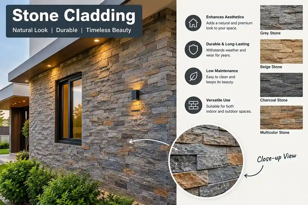 ACP vs HPL vs stone cladding - Stylfixx
